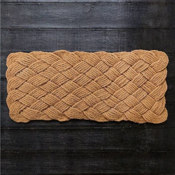 NEW Anthropologie Knot Weave Doormat EXTENDED - Picture 2 of 4